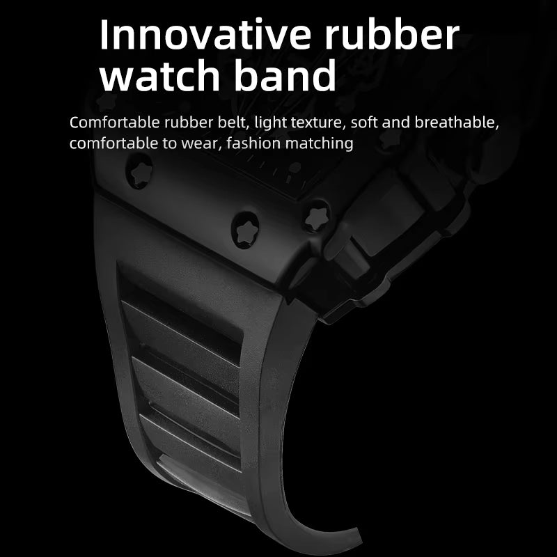 Foreign Trade Watch Large Dial for Men Quartz Waterproof Sport Square Luminous Watch for Men