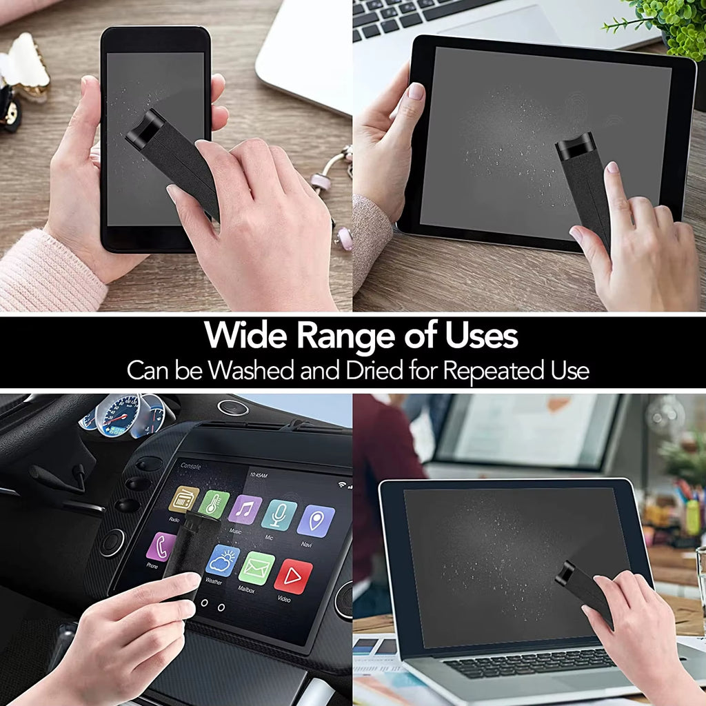 2 in 1 Screen Cleaner Spray Computer Mobile Phone Screen Dust Remover Tool Microfiber Cloth for Iphone Ipad Cleaning Wipes