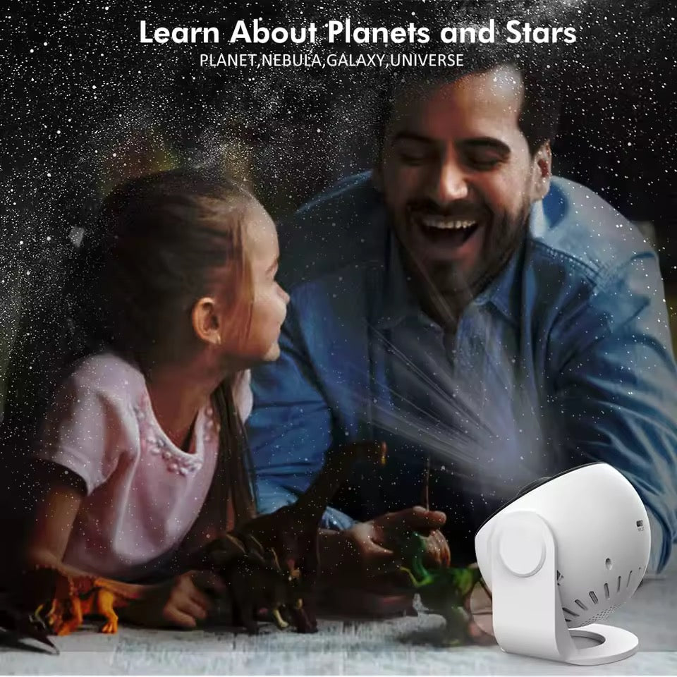 Galaxy Projector Night Light — Starry Sky Room Decor for Kids & Adults