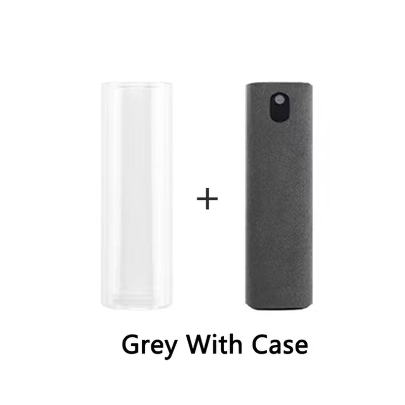 2 in 1 Screen Cleaner Spray Computer Mobile Phone Screen Dust Remover Tool Microfiber Cloth for Iphone Ipad Cleaning Wipes